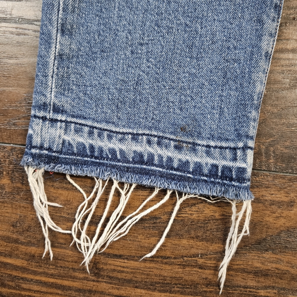 Alice + Olivia Amazing High Rise Girlfriend Slim Best Intentions Jeans Size 28 - Picture 9 of 13